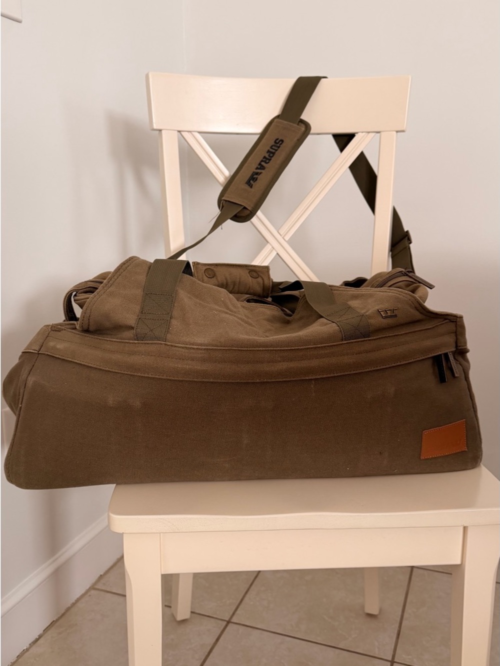 Supra Skateboard Duffel Travel Bag with Shoulder Strap